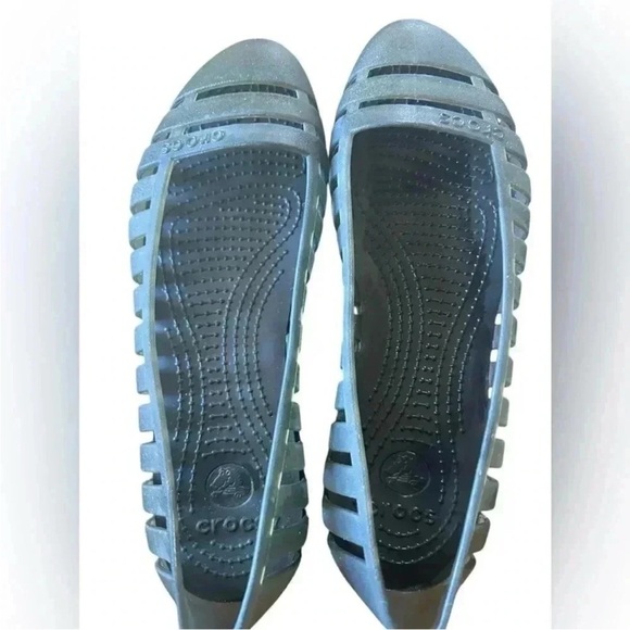 Women’s Crocs Black Adrianna II Flats Size 6 - Picture 8 of 9